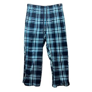 Nautica Plaid Sleepwear Pants with Pockets -‎ Blue, White - Size M